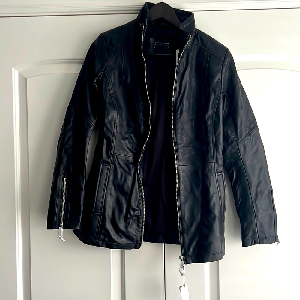 NWT Danier leather Carolyn coat 2XS